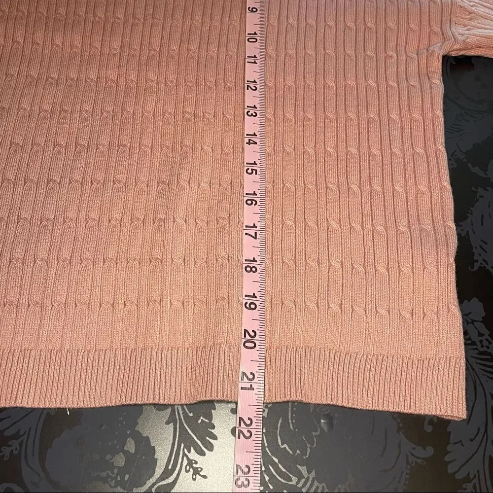Dusty Rose Sweater and Skirt Matching Set size Small